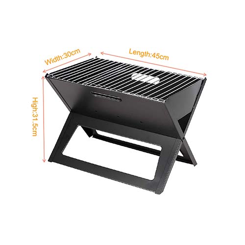 square charcoal grill