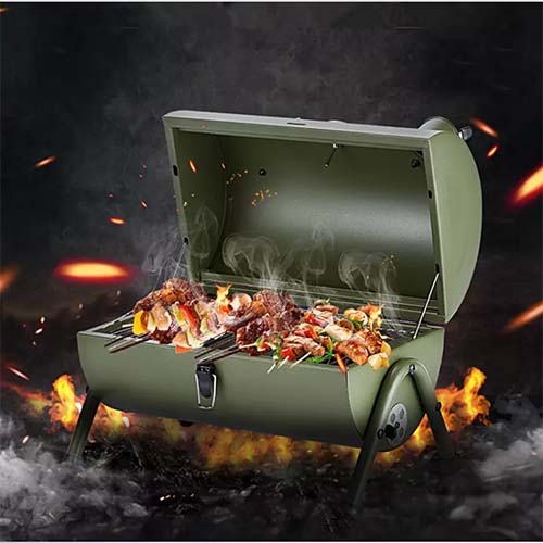portable charcoal bbq grill